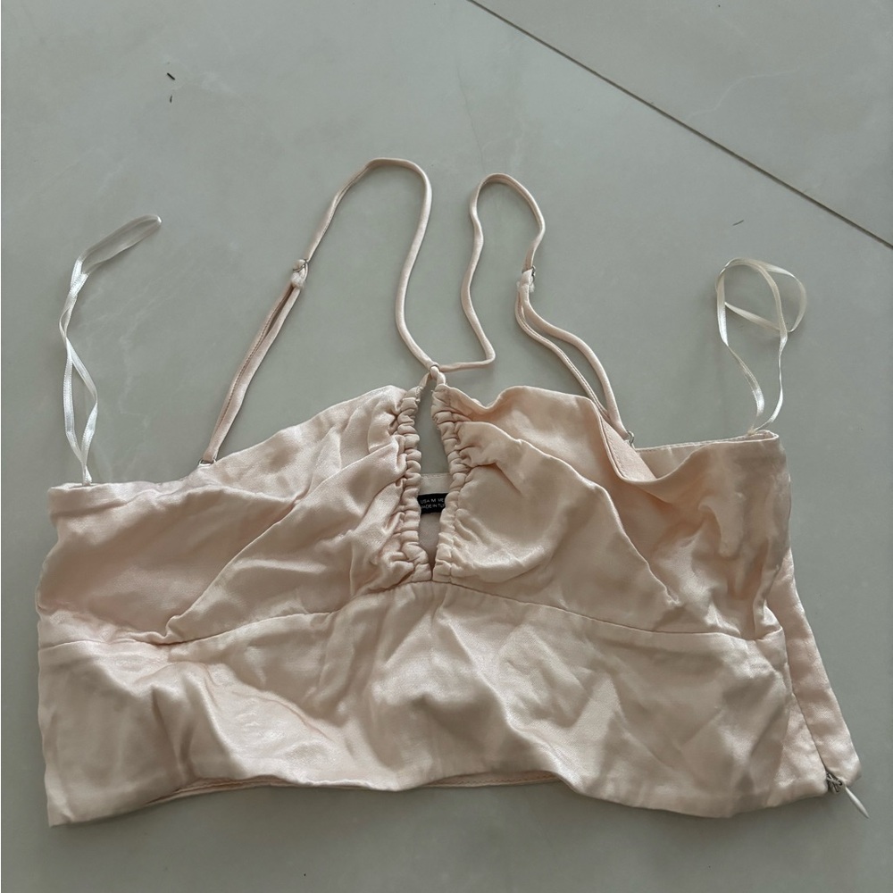 ZARA SZ M BLUSH TOP